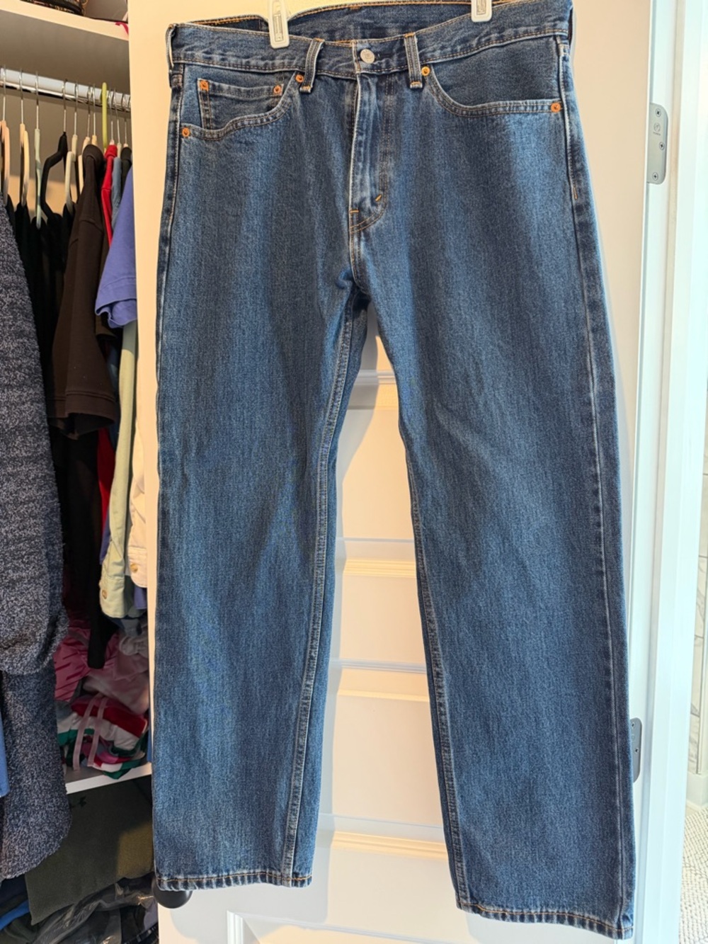 Levi's Men's Straight Blue Denim Jeans